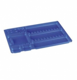 Plateaux Jetables bleus -28x18 cm 400 pcs