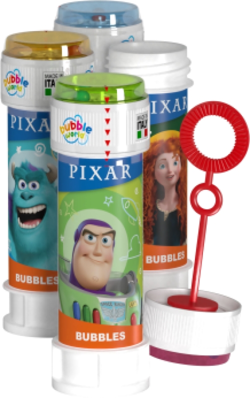 Souffleur de bulles de savon Pixar Mix 36 x 60ml en carton display qualité superieure