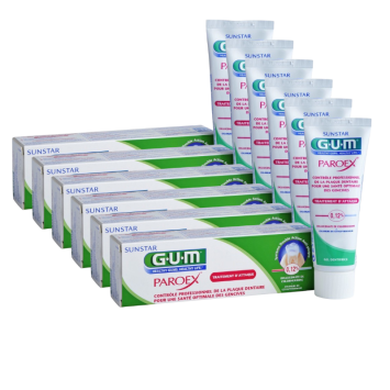Gum Paroex 0,12% CHX + 0,05% CPC - 75 ml 6 tubes