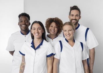 BP Laura veste pour femmes Laura blanc bleu nuit