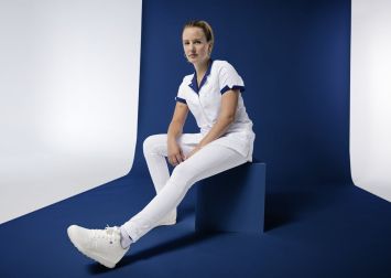 BP Laura veste pour femmes Laura blanc bleu nuit