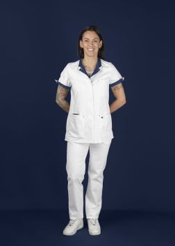 BP Laura veste pour femmes Laura blanc bleu nuit