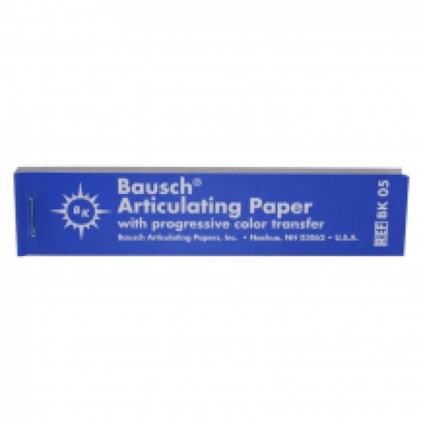 Bausch papier d'articulation BK-05 200µm bleu