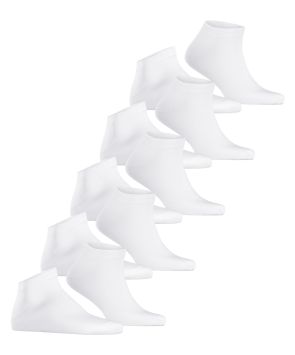Esprit Chaussettes hommes Sneaker Solid 5-Pac Blanc
