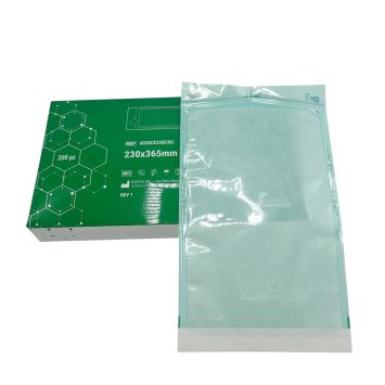 Sachets de stérilisation autocollants Sogeva 230 x 365mm 200pcs