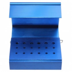 Porte-fraises Shofu bleu alu pour 12 FG et 6 RA