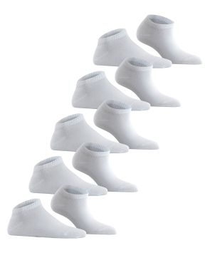 Esprit Chaussettes femmes Sneaker Solid 5-Pac  Blanc