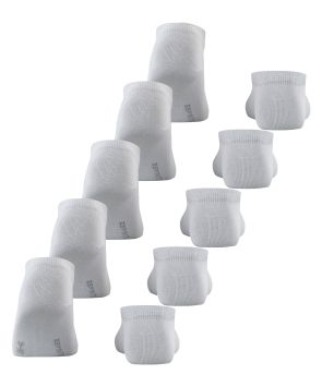 Esprit Chaussettes femmes Sneaker Solid 5-Pac  Blanc