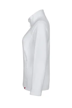 Veste polaire pour dames en polyester blanc