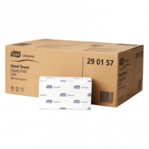 Tork Universal Essuie Main ZZ 23x23 cm blanc