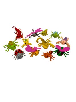 Assortiment d'insectes 12 espèces 5 à 9 cm par 36 pcs
