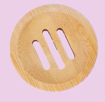 Porte-savon en bambou Wondr rond