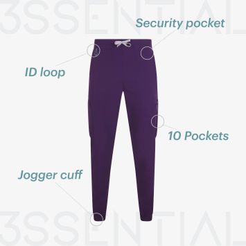 3ssential Pure Stretch Jogger Unisexe vert jungle