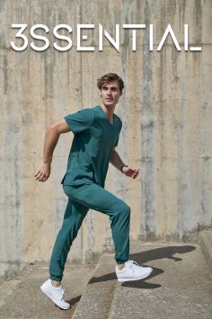 3ssential Pure Stretch Jogger Unisexe vert jungle