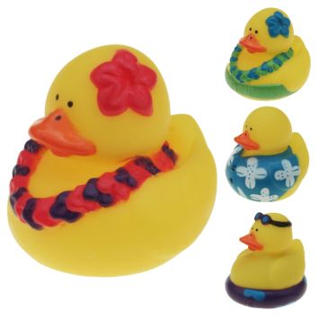 Canards de Bain Hawaï 5 cm 24 pcs