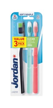 Brosse à dents Jordan Clean Smile 3-pack soft 