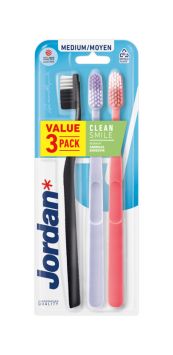 Brosse à dents Jordan Clean Smile 3-pack medium