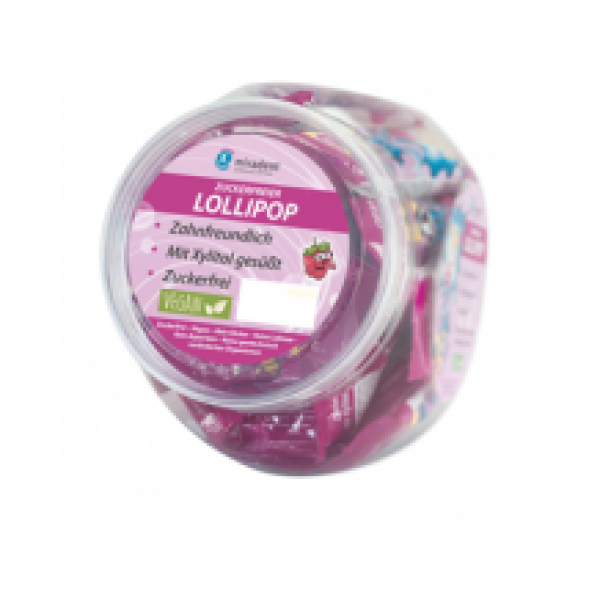 Sucettes xylitol saveur fraise 25 pcs