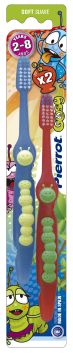 Brosse à dents 2 Pack Pierrot Kids 2-8 ans Gusy Soft