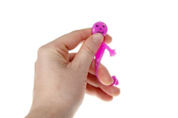 Stretchy smiley men 6 couleurs par 36 pc