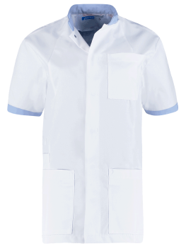 De Berkel FLORIS Veste unisexe blanc/bleu clair