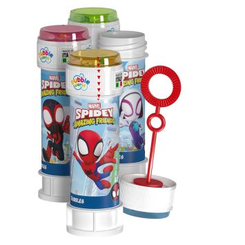 Souffleur de bulles de savon Spidey & Friends 36 x 60ml en carton display qualité superieure
