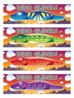 Glider dino 48 pcs 4 types