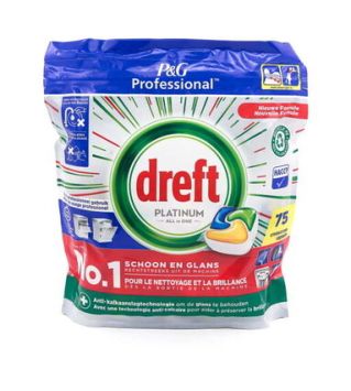 Dreft Platinum caps Lemon all in one 75 pc