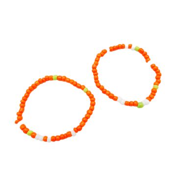 Bracelet couleur de verre 100 pcs