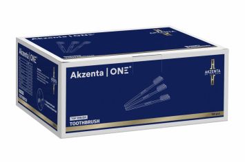 Brosses à dents Akzenta Top Brush avec dentifrice 100 pcs
