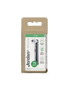 Jordan Green Clean Brush brosses de rechange 2-pack 