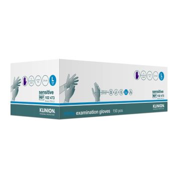 Gants jetables Klinion nitrile indigo ( 150 pièces)