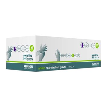 Gants jetables Klinion nitrile indigo ( 150 pièces)