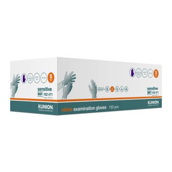 Gants jetables Klinion nitrile indigo ( 150 pièces)