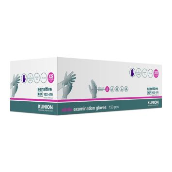 Gants jetables Klinion nitrile indigo ( 150 pièces)