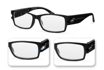 Lunettes de lecture pratiques avec éclairage LED intégré