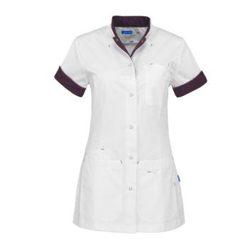 De Berkel LIVIA veste femme blanc/ mauve