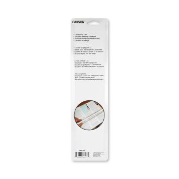 Loupe Carson MagniRule 1,5x avec règle transparente de 30cm