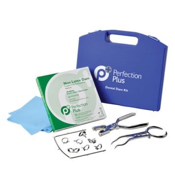 Kit complet de Cofferdam en Non Latex dans boîte en plastique