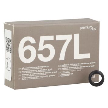  Premium Plus 657L Anneaux pour instruments 25pcs  Large Noir