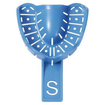 Premium Plus Porte-empreinte à usage unique mâchoire supérieure perforée - 5 /S 10pcs