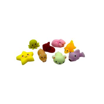 Animaux mignons extensibles et pelucheux de 5 cm par 100 pcs