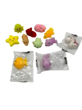 Animaux mignons extensibles et pelucheux de 5 cm par 100 pcs