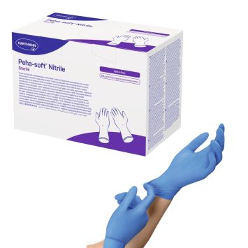 Gants stériles en nitrile Peha Soft (50pcs) Medium