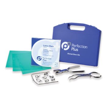 Kit complet de Cofferdam en latex dans boîte en plastique