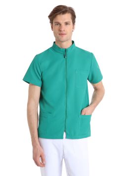 Quick Next blouson Unisex en microfibre sans repassage Surgical Green