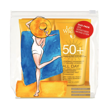 Louis Widmer All Day spf 50+ Duo sans parfum tube 2x100ml
