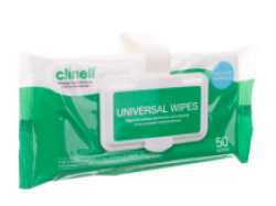 Clinell Universal lingettes clip (50 pcs)