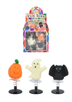Figurines d'Halloween sautantes 5 à 6 cm 3 sortes par 72 pcs